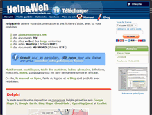 Tablet Screenshot of helpandweb.com